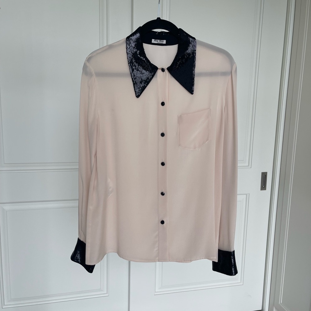 Miu Miu Light Pink Blouse…NWOT
